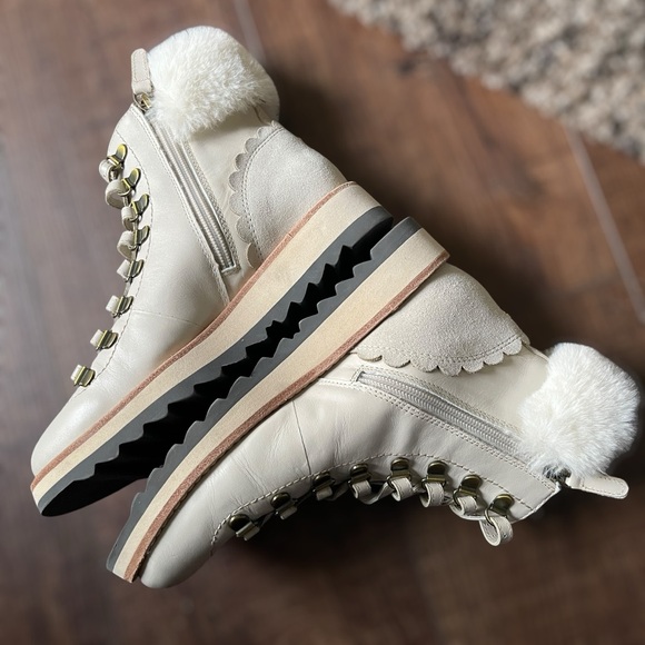 KATE SPADE Maira Leather Ankle Boots • Size 5 • Women/Teen - Picture 3 of 13